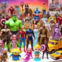 action figures and dolls