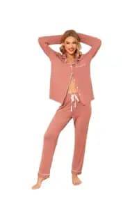 bamboo fiber pajama set