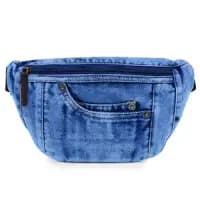 denim travel pouch