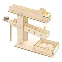 diy wooden ball seesaw