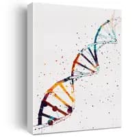 dna science art canvas