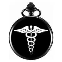 doctor logo pocket watch