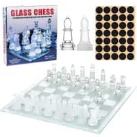 glass chess set