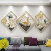 handcrafted metal wall art