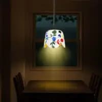 handmade terracotta pendant lamp