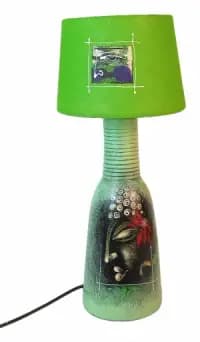 handmade terracotta table lamp