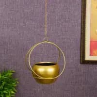 hanging metal planters