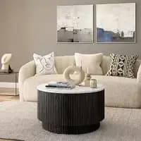 industrial drum coffee table