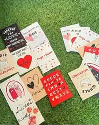 love printed journal cards