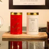 metal kitchen containers set