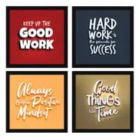 paper motivational wall frames