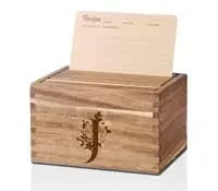 personalized gifts recipe box