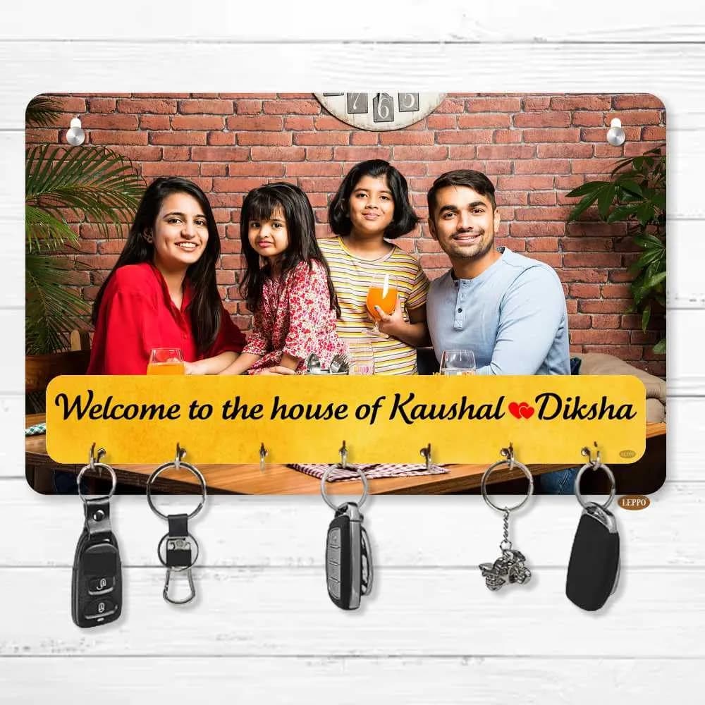 personalized name key holder