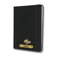personalized name leather notebook
