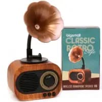retro gramophone bluetooth speaker