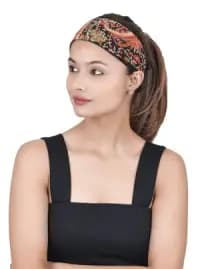 reversible embroidered headband