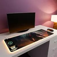 rgb light gaming mouse pad