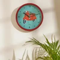 scooting around wall clock
