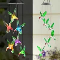 solar powered wind chimes