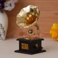 sparkle square gramophone showpiece