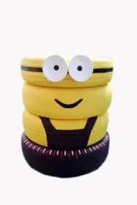 tire cartoon planters