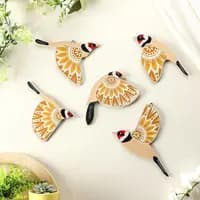 wooden bird magnets