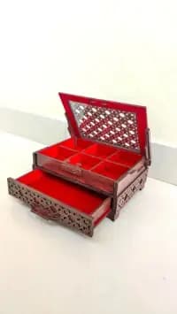 wooden jewelry organizer