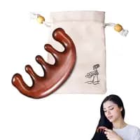 wooden scalp massager comb